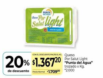 La Anonima Queso por salut light oferta