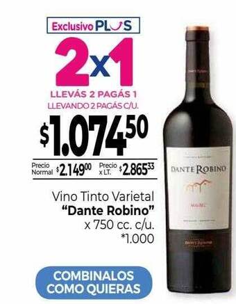 La Anonima Vino tinto varietal oferta