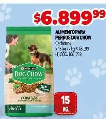 Makro Alimento para perros dog chow cachorros oferta