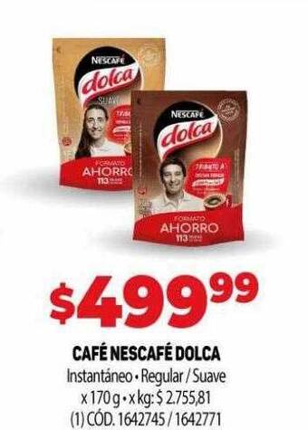 Makro Café nescafé dolca oferta