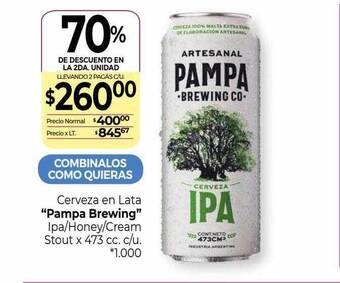 La Anonima Cerveza en lata oferta