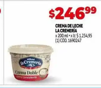 Makro Crema de leche la cremeria oferta