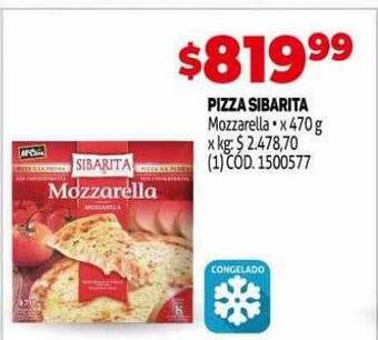 Makro Pizza sibarita mozzarella oferta