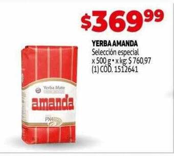 Makro Yerba amanda oferta