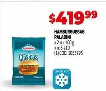 Makro Hamburguesas paladini oferta