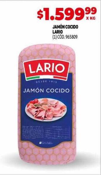 Makro Jamón cocido lario oferta