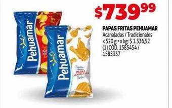 Makro Papas fritas pehuamar oferta
