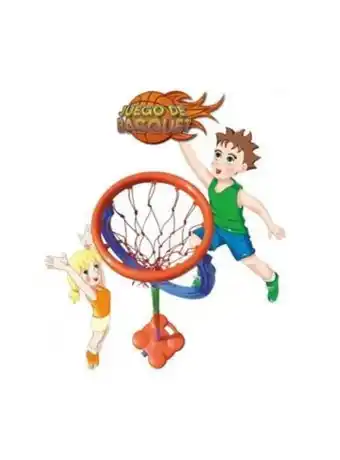 El Mundo del Juguete Set de juego basquet completo con pelota bolsa oferta