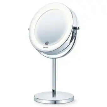 Frávega Beurer bs55 espejo maquillaje pie profesional luz led 1x 7x oferta