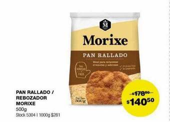 Atomo Conviene Pan rallado rebozador morixe oferta