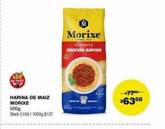 Atomo Conviene Harina de maiz morixe oferta