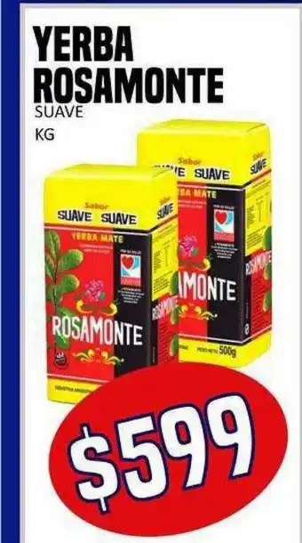 Yaguane Supermercados Yerba rosamonte oferta