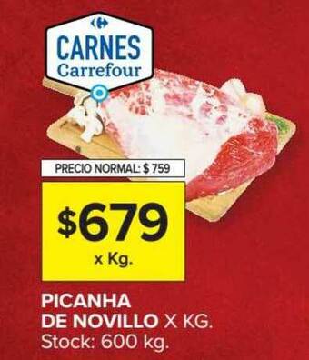 Carrefour Market Picanha De Novillo x kg oferta