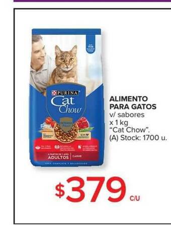 Carrefour Market "Cat Chow" Alimento Para Gatos V Sabores x 1 kg oferta