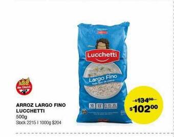 Atomo Conviene Arroz largo fino lucchetti oferta