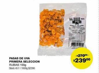 Atomo Conviene Pasas de uva primera seleccion rubias oferta