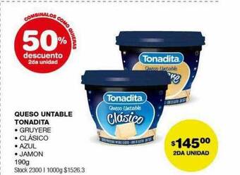 Atomo Conviene Queso untable tonadita oferta