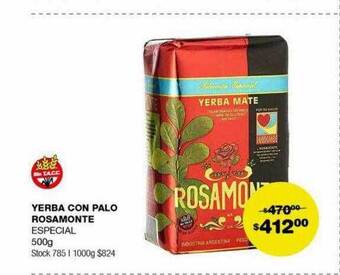 Atomo Conviene Yerba con palo rosamonte oferta