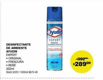 Atomo Conviene Desinfectante de ambiente ayudin expert oferta