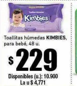 Toallitas húmedas kimbies para bebé
