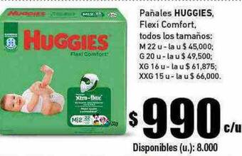 Cooperativa Obrera Pañales huggies flexi comfort oferta