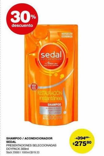 Atomo Conviene Shampoo acondicionador sedal oferta