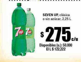 Cooperativa Obrera Seven up clasica o sin azucar oferta