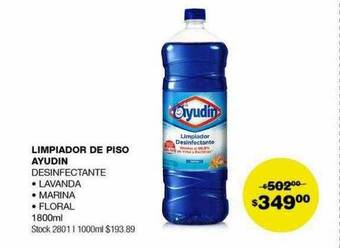 Atomo Conviene Limpiador de piso ayudin desinfectante oferta