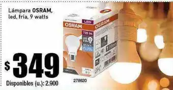 Cooperativa Obrera Lámpara osram led fria 9 watts oferta