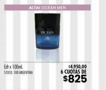 Pigmento Altai ocean men edt oferta