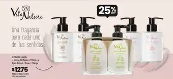 Pigmento Set jabón liquido + crema de manos x 150ml c u agua de coco rosas pitanga vn vita natura oferta
