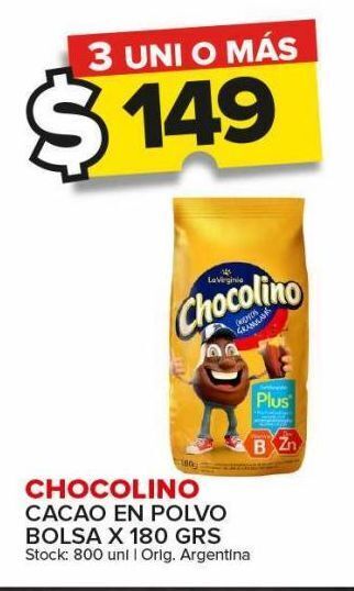 Carrefour Maxi Cacao en polvo chocolino oferta
