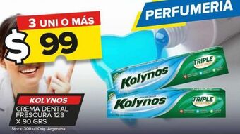 Carrefour Maxi Crema dental kolynos frescura 123 x 90g oferta