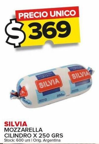 Carrefour Maxi Mozzarella silvia cilindro 250g oferta