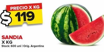 Carrefour Maxi Sandía x kg oferta