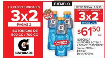 Carrefour Gatorade Isotónica V Sabores Botella x 500 cc oferta
