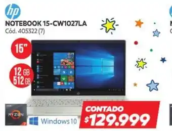 Naldo Lombardi HP Notebook 15-CW1027LA oferta