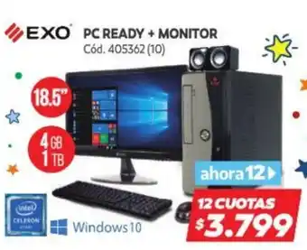 Naldo Lombardi EXO PC Ready + Monitor oferta