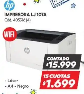 Naldo Lombardi HP Impressora LJ 107A oferta