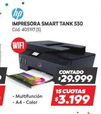 Naldo Lombardi HP Impresora Smart Tank 530 oferta