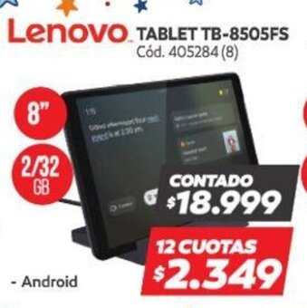Naldo Lombardi Lenovo Tablet TB 8505FS oferta