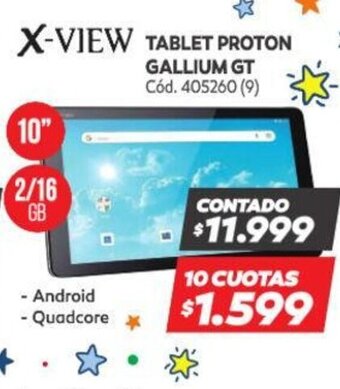 Naldo Lombardi X-View Tablet Proton Gallium GT oferta