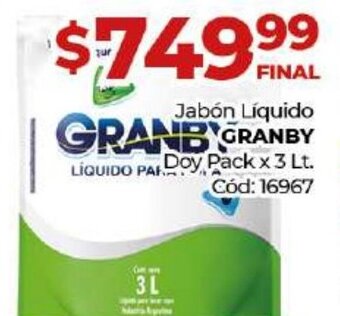 Diarco Jabón Líquido Granby oferta