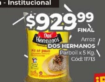 Diarco Arroz Dos Hermanos oferta
