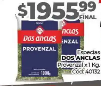Diarco Especias Dos Anclas oferta