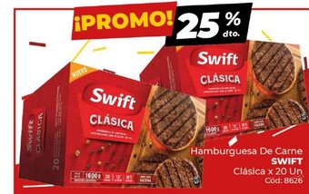 Diarco Hamburguesa De Carne Swift oferta