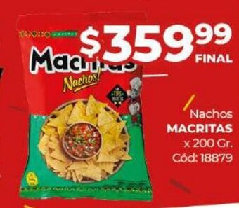 Diarco Nachos Macritas oferta