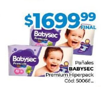 Diarco Pañales Babysec oferta
