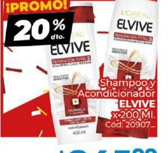 Diarco Shampoo y Acondicionador Elvive oferta