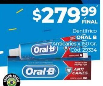 Diarco Dentifrico Oral B Anticaries oferta